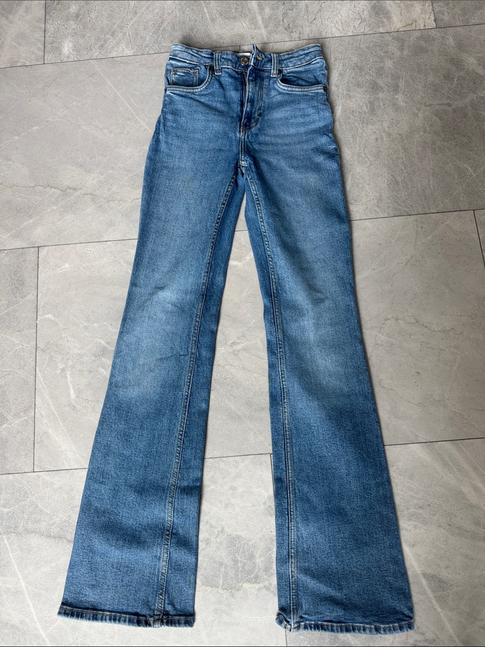 Zara Women’s Blue Flared Jeans
